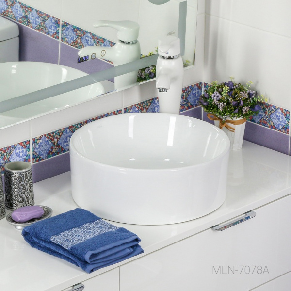 Раковина накладная Brevita Melana 41 MLN-7078A