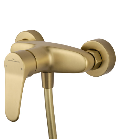 Смеситель для душа WONZON & WOGHAND ALFA, брашированное золото WW-AE3102-BG