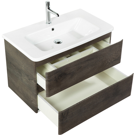 База под раковину BelBagno ALBANO-CER-800-2C-SO-RNG подвесная Robere Nature Grigio