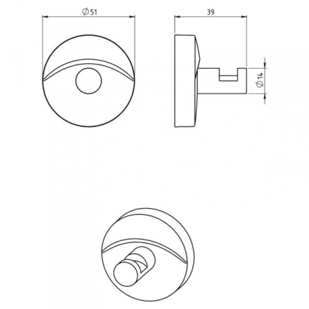 Крючок Novaservis Metalia 11 0109.0