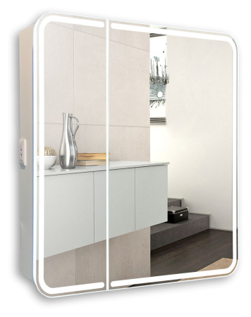 Зеркало-шкаф (81х80) Silver Mirrors Alliance LED-00002516