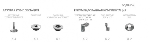 Полотенцесушитель водяной Terminus ВИКТОРИЯ ЛЮКС 32/18 П22 Полотенцесушитель водяной Terminus ВИКТОРИЯ ЛЮКС 32/18 П22