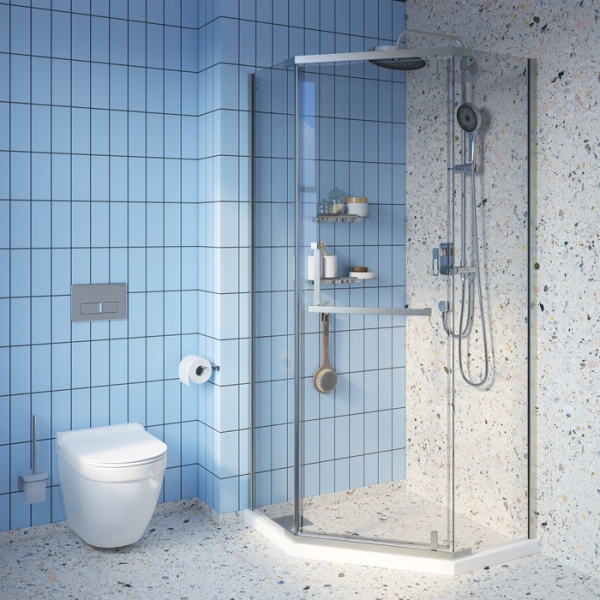 Душевое ограждение, IDDIS STE8SS9i23, сатин