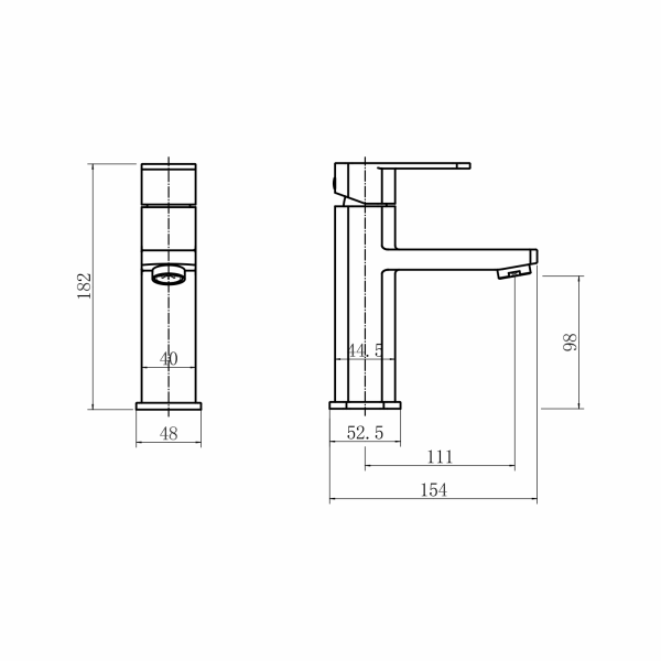 Смеситель для раковины FASHUN A51120-21 Смеситель для раковины FASHUN A51120-21