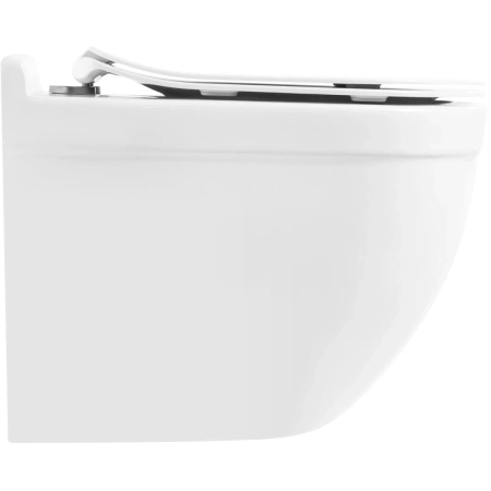 Унитаз подвесной безободковый BelBagno SENSO-R BB017CH-TOR с сиденьем микролифт