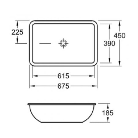 Раковина встраиваемая Villeroy & Boch Loop & Friends 61632001