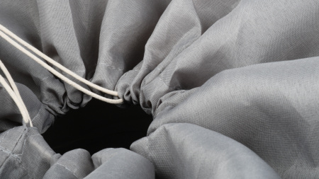 Корзина для белья FIXSEN SMART STYLE на завязках серая FX-1033A