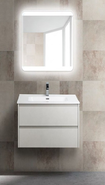 База под раковину подвесная BelBagno KRAFT-600-2C-SO-BO Bianco Opaco