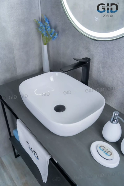 Раковина накладная (46х32,5) Gid D1333