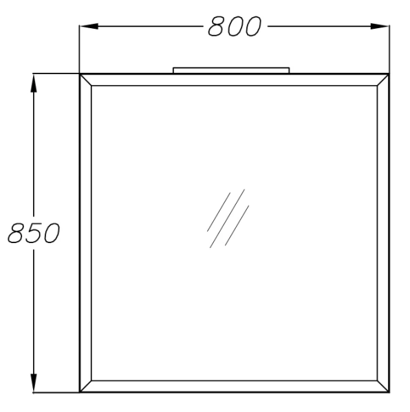 Зеркало Opadiris Рубинно 80 00-00007452 без светильника