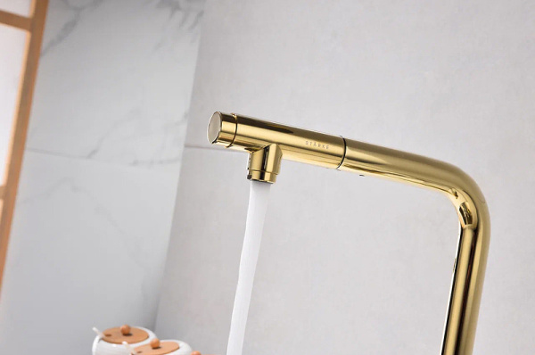 Смеситель для кухни с подключением к фильтру  Paulmark Viper Vi213105-G