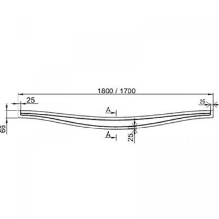 Передняя панель Ravak Magnolia-180 CZ61000A00