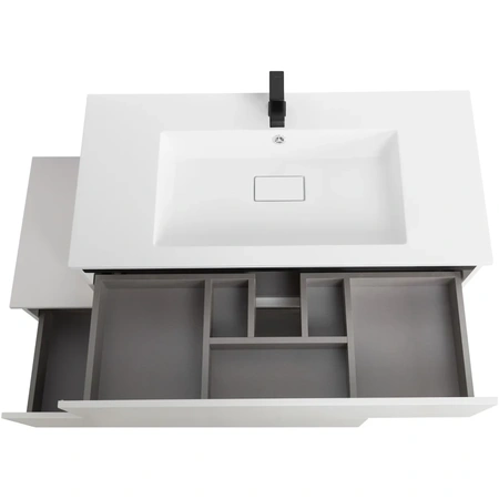 Тумба под раковину Cezares SLIDER-1000-1C-SO-BO Bianco Opaco