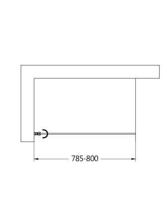 Шторка на ванну AQUAme AQM2851