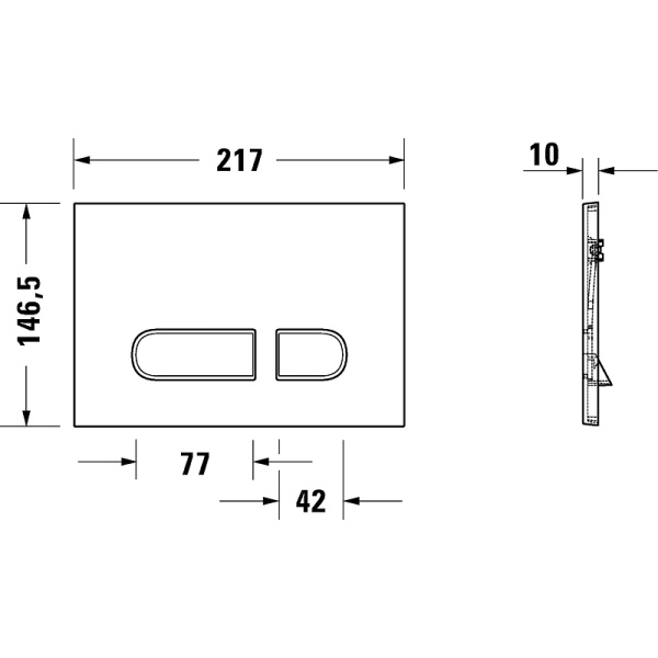 Комплект унитаз + инсталляция Duravit D-Neo Set_D-Neo_черный 