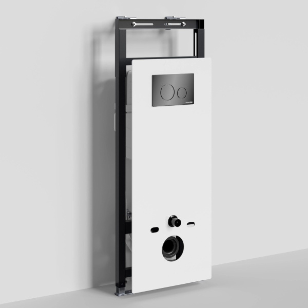 Инсталляция для подвесного унитаза WasserKraft Salm 27TLT.010.ME.WH.PB02