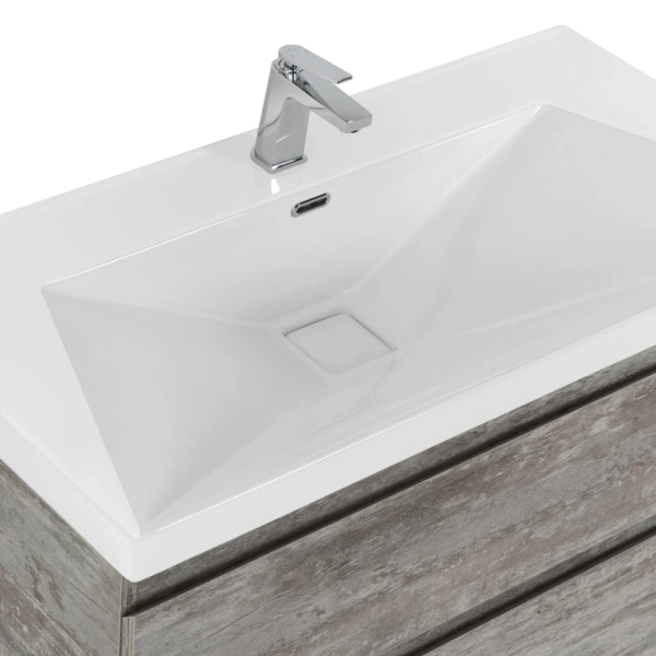 Тумба под раковину Cezares MOLVENO-100-2C-SO-LG Legno Grigio