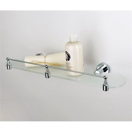 Полка стеклянная с бортиком WasserKRAFT Donau K-9444