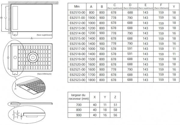 Крышка слива для душевого поддона Jacob Delafon Flight Neus 80 E62C80-M53