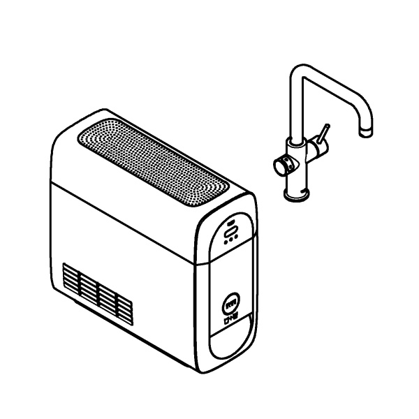 Стартовый комплект GROHE Blue Home c U-образным изливом 31456 DC1 (31456DC1)