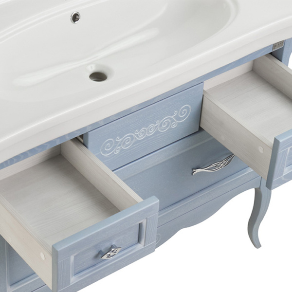 Тумба под раковину ASB-Woodline   Модерн 105 11246 (голубой)