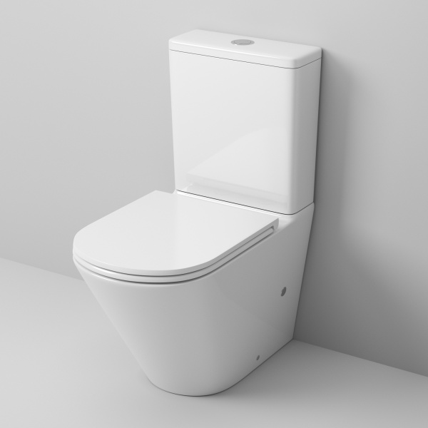 Унитаз напольный безободковый Grossman  GR-4449S с сиденьем микролифт