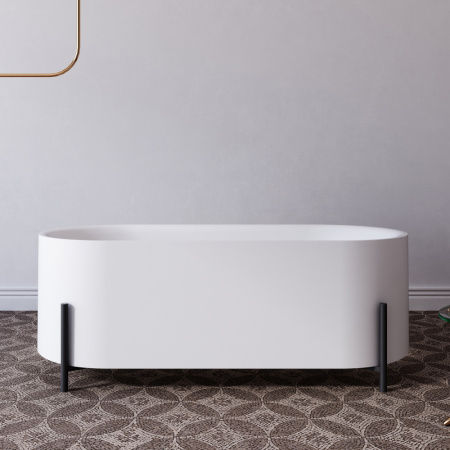 Акриловая ванна (170х75) ABBER AB9443 без гидромассажа, белый