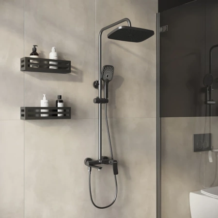 Душевая система Grossman Advans 500.K35.09.420 графит сатиновый