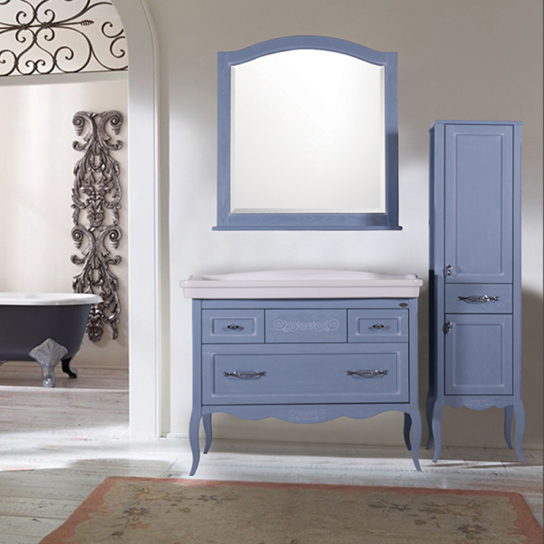 Тумба под раковину ASB-Woodline   Модерн 105 11246 (голубой)