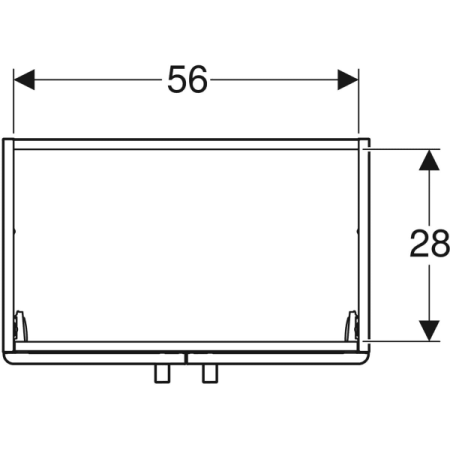 Шкафчик для pаковины Geberit Renova Compact 501.926.42.1