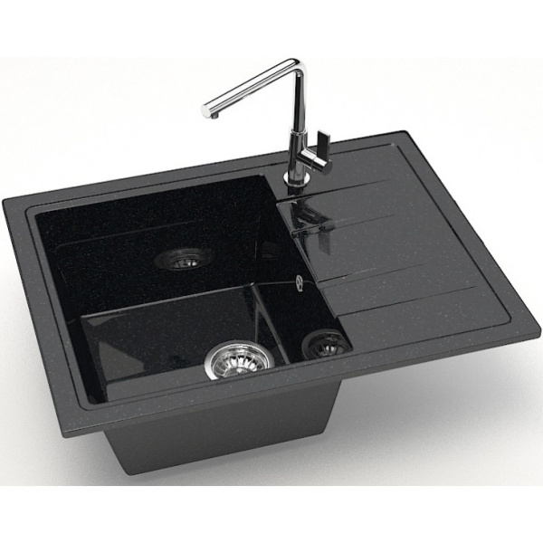 Кухонная мойка Marrbaxx Анастасия Z150 Z150Q004 черный
