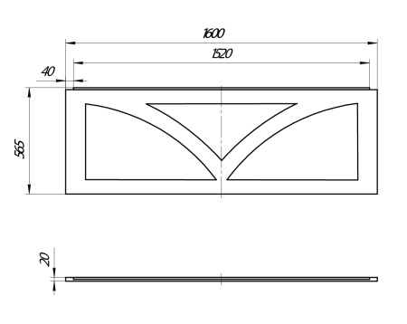 Панель 1Marka ELEGANCE /CLASSIC /Modern 160 А 02кл1670А
