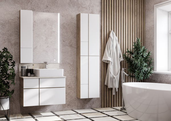 Шкаф подвесной Aquaton Мишель 23 1A244303MIX40 белый