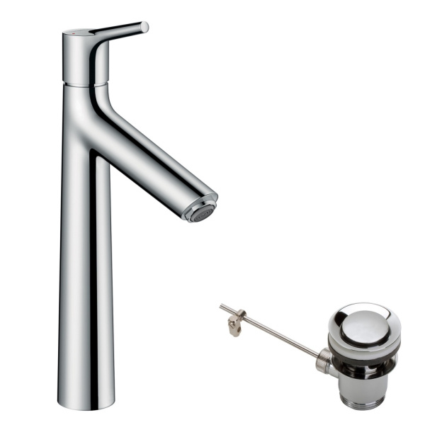 Смеситель для раковины с донным клапаном Hansgrohe Talis S 72031000 хром