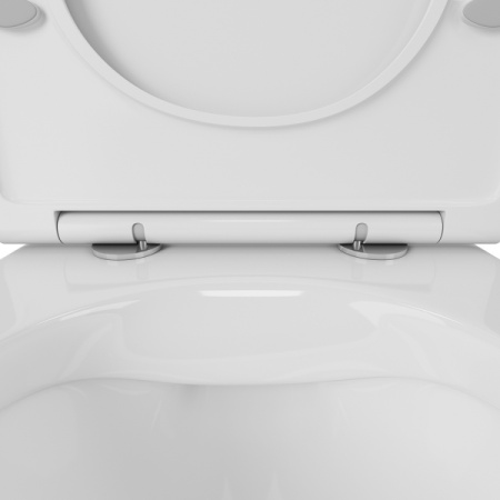 Унитаз подвесной безободковый OWL Vind Cirkel-H с сиденьем DP микролифт OWLT190302