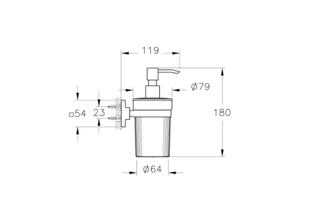 Дозатор для мыла VitrA Root A44807