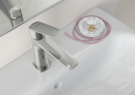 Смеситель для раковины без донного клапана Hansgrohe Logis 71253000 хром