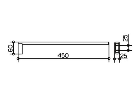 Полотенцедержатель для мобильной тумбы Duravit 9396 R 22(ЗП)
