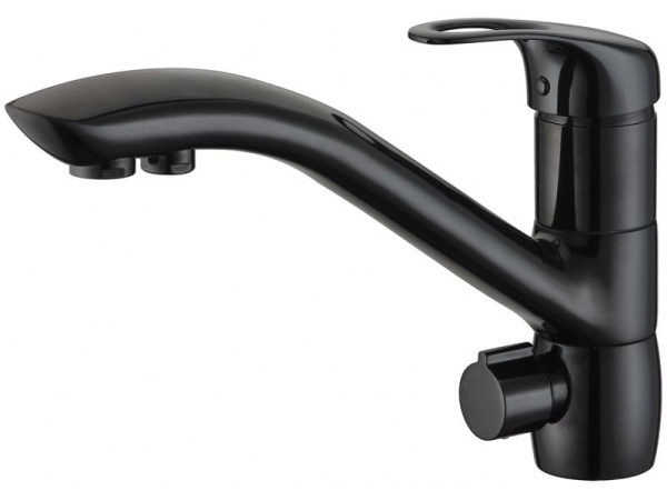 Смеситель для кухни Zorg ZR 404 KF BLACK Смеситель для кухни Zorg ZR 404 KF BLACK