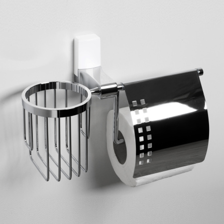 Держатель туалетной бумаги и освежителя WasserKRAFT Leine K-5059WHITE