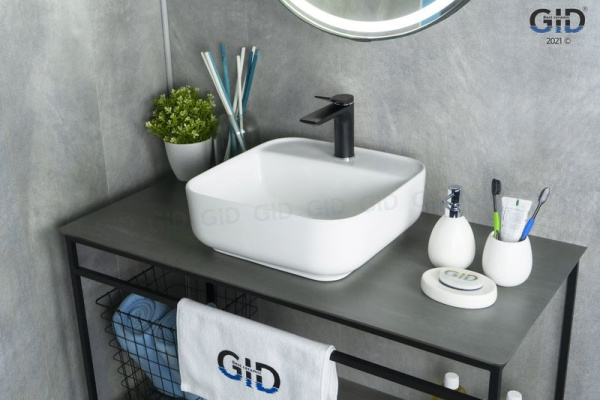 Раковина накладная (38,5х38,5) Gid N9044