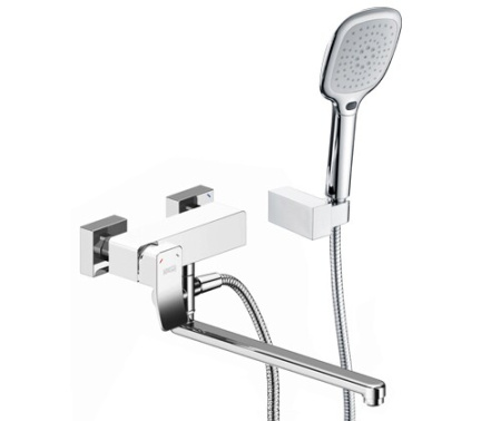 Смеситель для ванны с длинным изливом WasserKRAFT Aller 1062LWHITE