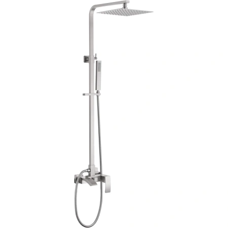 Душевая стойка ABBER Wasserfall AF8616SPL с изливом, сатин