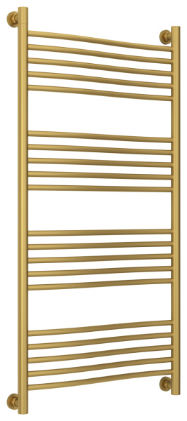 Полотенцесушитель Водяной Сунержа Флюид + (120х60) Матовое Золото 032-0222-1260