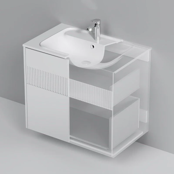 Тумба без раковины 80 см AM.PM Func M8FFUX0802WM белый матовый