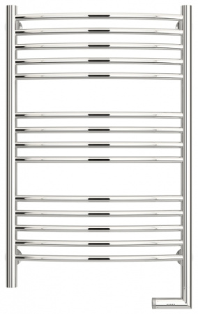 Полотенцесушитель Электрический Cунержа Богема 2.0 Правый (800x500) Выгнутая ФЛОК состаренная Бронза 51-5203-8050