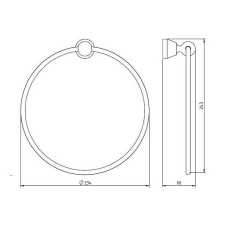 Полотенцедержатель Novaservis Metalia 6301.0