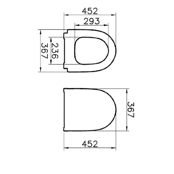 Крышка-сиденье VitrA Sento с микролифтом 120-083-009 Крышка-сиденье VitrA Sento с микролифтом 120-083-009