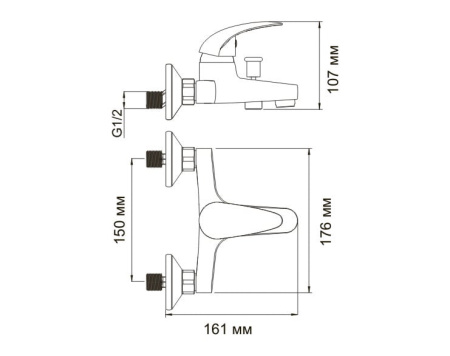 Смеситель для душа WasserKRAFT Isen 2602
