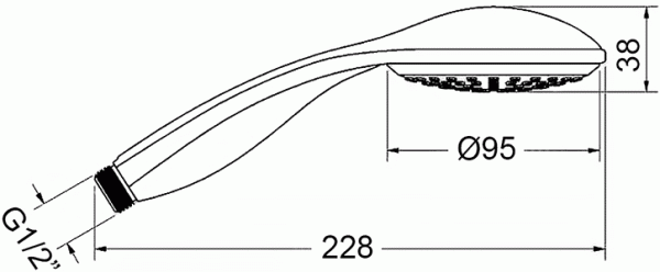 Ручная лейка D&K (DC1101601)